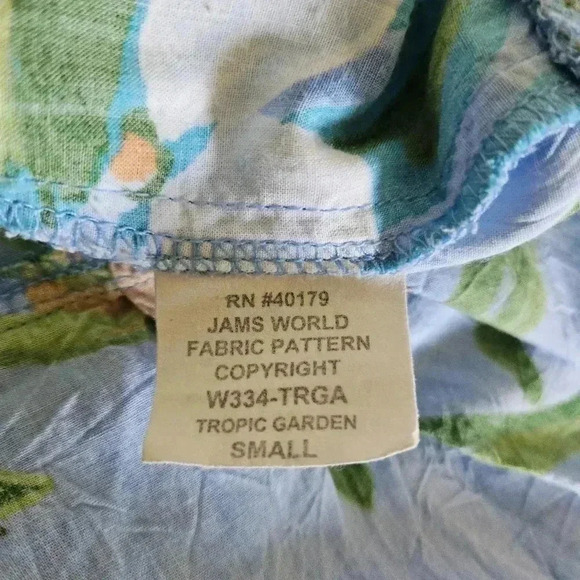 Jams World Janice Midi Dress Tropic Garden Print Hawaiian Dress - Picture 12 of 13